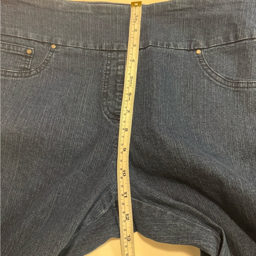 Ruby Rd. Women's Dark Blue Stretch Jeggings - Picture 5 of 7